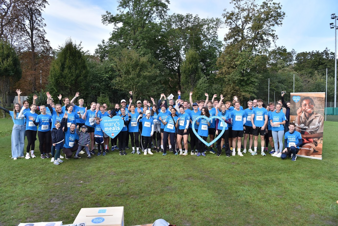 Mary&rsquo;s Meals beim Run for Hope